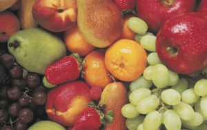 Detall de fruita dolça brillant acabada de collir