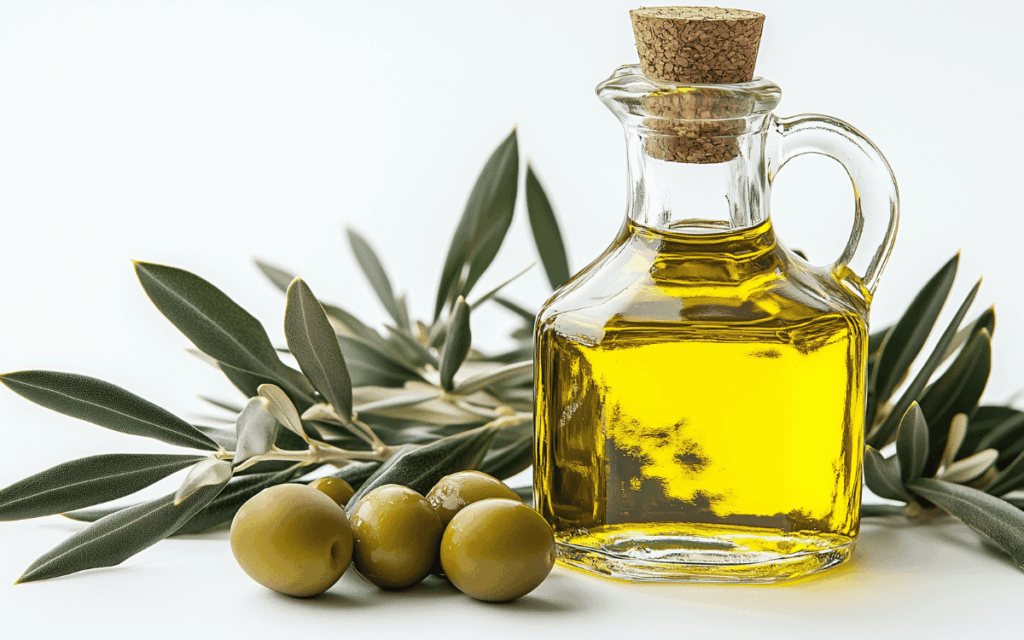 Ampolles d’oli d’oliva verge extra en línia d’envasat