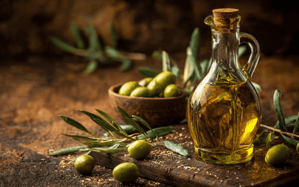 Ampolles d’oli d’oliva premium preparades per a enviament